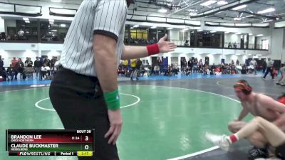 149 lbs Quarterfinal - Claude Buckmaster, Heidelberg vs Brandon Lee, Ohio Northern