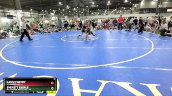 85 lbs Finals (2 Team) - Everett Eberle, RALEIGH ARE WRESTLING vs Kason Wesby, FCA WRESTLING