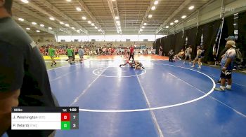 90 lbs Quarterfinal - Jaden Washington, Team Gotcha vs Pietro Velardi, Shore Thing Surf