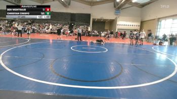 77 lbs Rr Rnd 3 - Ben Weintraub, Team Tugman - MSC vs Christian Crespo, Taylor Hammers - MSC