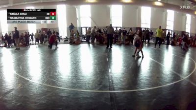 58-60 lbs 3rd Place Match - Stella Cruz, Culpeper Warriors vs Samantha Howard, Franconia