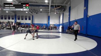 113 lbs 7th Place - Diego Cruz, Mount Everett vs Izaiah Brown, Framingham