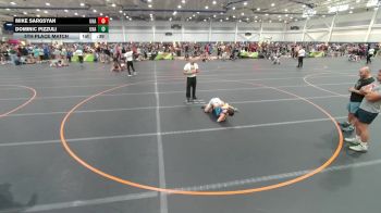 105 lbs 5th Place Match - Mike Sargsyan, Unattached vs Dominic Pizzuli, Unattached