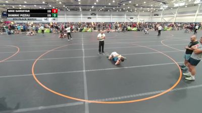 105 lbs 5th Place Match - Mike Sargsyan, Unattached vs Dominic Pizzuli, Unattached