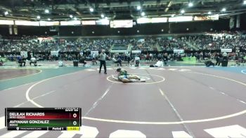 120 lbs Champ. Round 2 - Aviyanah Gonzalez, Borah vs Delilah Richards, Bend Senior