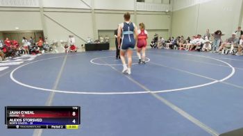 190 lbs Round 3 (8 Team) - Jaclyn Hillenburg, Indiana vs Cambree Anderson, North Dakota