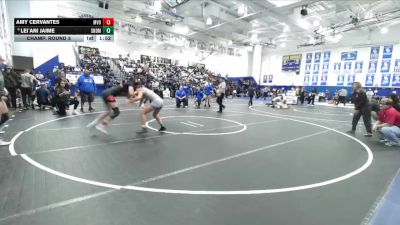125 lbs Champ. Round 3 - Amy Cervantes, Mission Viejo vs Lei`ani Jaime, San Dimas