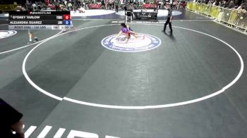 120 lbs Cons. Round 2 - Sydney Tarlow, The GR818ERS Wrestling Club vs Alejandra Suarez, Legacy Wrestling Center
