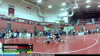 120 lbs Quarterfinal - Dakota Glasson, Normonco Wrestling Club vs Ryan Hockaday, Tri West Wrestling Club