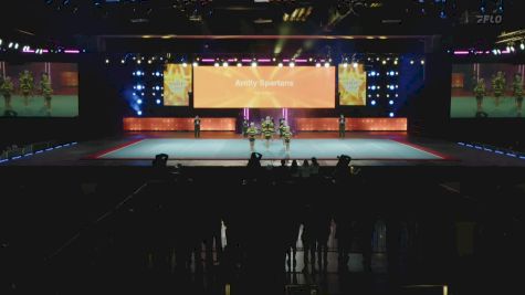 Show Cheer 2 - Amity Spartans [2025 Jr. Pee Wee Day 1] 2025 Pop Warner National Cheer & Dance Championship