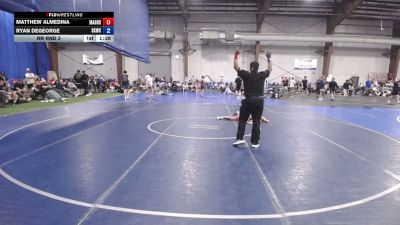 144 lbs Rr Rnd 3 - Matthew Almedina, Mat Assassins Black - HS vs Ryan DeGeorge, SKWC - HS