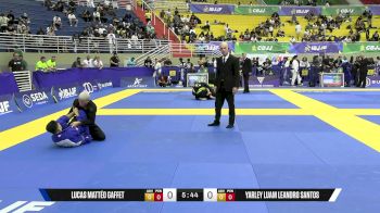 Yarley Luam Leandro Santos vs Lucas Mattéo Gaffet 2025 Brasileiro Jiu-Jitsu IBJJF