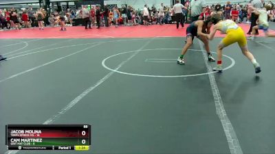 88 lbs Round 5 (10 Team) - Jacob Molina, Terps Xpress MS vs Cam Martinez, Grit Mat Club