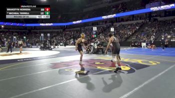 132 lbs Round Of 64 - Micheal Terrell, Los Gatos (CC) vs Brakstyn Herrera, Sierra Pacific (CS)