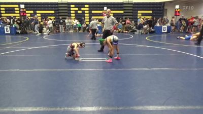 56 lbs Quarterfinal - John Matsko, Beaver Area vs Tyanna Evans, Orchard South WC