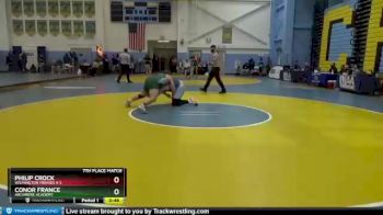 220 lbs 7th Place Match - Conor France, Archmere Academy vs Philip Crock, Wilmington Friends H S