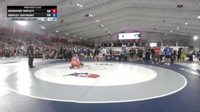 175 lbs Cons. Quarters - Keishawn Triplett, Englewood Live Wire vs Bentley Gayheart, Phillips Trained Wrestling