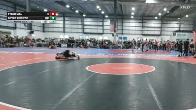 120 lbs Champ. Round 1 - Bryce Christie, Landstown Eagles Wrestling Clu vs Tyler Gill, Hanover Hawkeyes