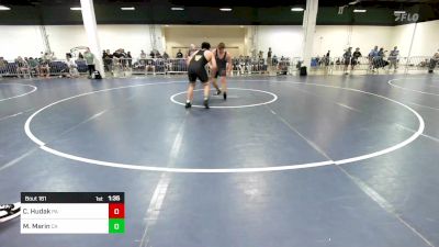 285 lbs Round Of 32 - Connor Hudak, PA vs Mark Marin, CA