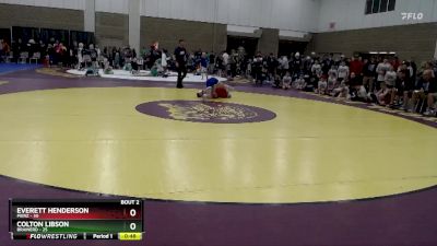 115 lbs Semis (4 Team) - Everett Henderson, Pierz vs Colton Libson, Brainerd