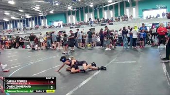 52 lbs Round 3 (10 Team) - Owen Zimmerman, Glasgow WA vs Camila Torres, Gate Keepers Athletics