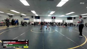 165 lbs Champ. Round 1 - Christian Carchi, Simi Valley vs Parnel Azor, Warren