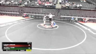 116 lbs Cons. Round 1 - Russell Cook, Copper Hills vs Logan Jordan, Cyprus