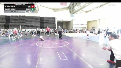 49 lbs Rr Rnd 6 - Blaine Page, Kingsway K-6 vs Ryker Girch, Warhawks Wrestling Inc. ES-CL