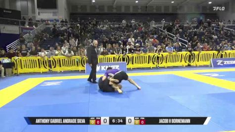 Jacob H Bornemann vs Anthony Gabriel Andrade Silva 2025 Pan IBJJF Jiu-Jitsu No-Gi Championship