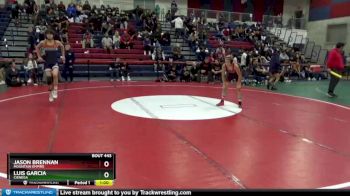 106 lbs Cons. Round 2 - Jason Brennan, Mountain Empire vs Luis Garcia, Cienega