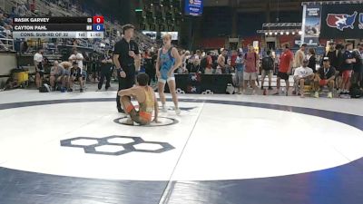 150 lbs Cons. Sub-rd Of 32 - Rasik Garvey, California vs Cayton Pahl, Minnesota