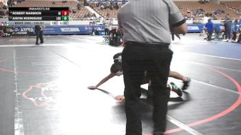 122-D1 Champ. Round 1 - Justin Rodriguez, Liberty High School vs Robert Marmion, Desert View High School