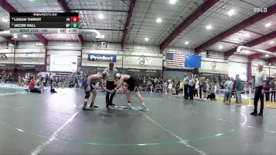 190 lbs Semifinal - Logan Thiriot, Pahranagat Valley vs Jacob Hall, White Pine