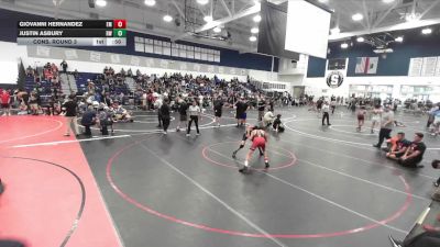 120 lbs Cons. Round 3 - Justin Asbury, Reign WC vs Giovanni Hernandez, El Modena