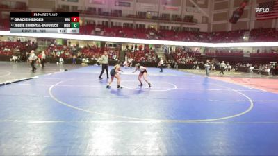 126 lbs Cons. Round 1 - Gracie Hedges, Ridgevue vs Jessie Simental-Banuelos, Middleton