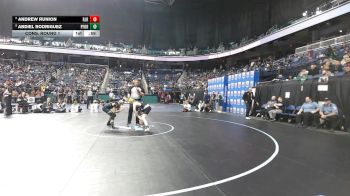 7A 126 lbs Cons. Round 1 - Andrew Runion, R J Reynolds vs Abdiel Rodriguez, Pine Forest