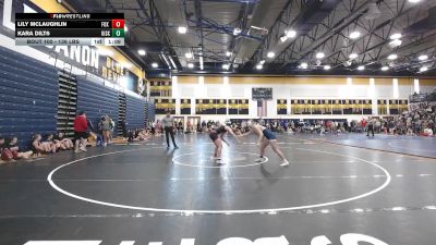 136 lbs Round Of 16 - Lily McLaughlin, Fox Chapel vs Kara Dilts, Kiski Area