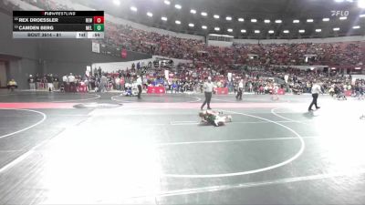 81 lbs Cons. Round 4 - Camden Berg, Melrose-Mindoro vs Rex Droessler, RT Elite Wrestling