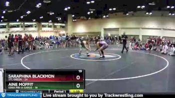 152 lbs Semis & Wb (16 Team) - Aine Moffit, Iowa Pin-A-Sarus vs Saraphina Blackmon, STL Green