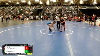 157 lbs Cons. Round 2 - Richard Palomar, Colorado State University - Pueblo vs Tyson Vasquez, Trinidad State