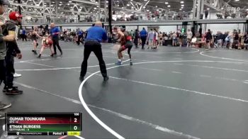 106 lbs Round 6 (8 Team) - Ethan Burgess, Gettysburg vs Oumar Tounkara, BTS