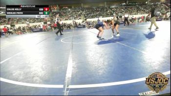 108 lbs Round Of 16 - Chloe Kelly, Hennessey Takedown Club vs Weslee Frith, Duncan Demon Wrestling