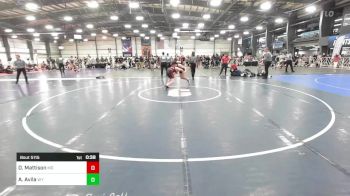 132 lbs Consi Of 8 #2 - Drew Mattison, MO vs Antonio Avila, WY