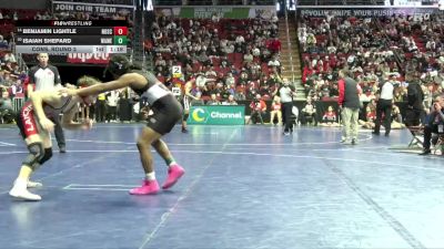 3A-165 lbs Cons. Round 2 - Benjamin Lightle, North Scott vs Isaiah Shepard, Waterloo West