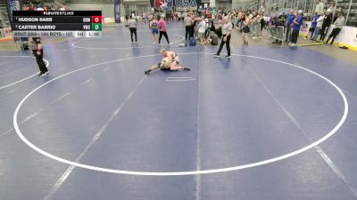 16U Boys - 157 lbs Quarters - Hudson Babb, Backyard Brawlers Midwest vs Carter Barrio, Valiant Wrestling Club