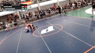 150-159 lbs 3rd Place Match - Cam Matthews, DeKalb WC vs Ayden Amos, Winfield Warriors