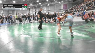 78 lbs Quarters - Marcus Pettis, Team Aggression Wrestling Club vs Silas Hessler, Spartan Youth Wrestling Club