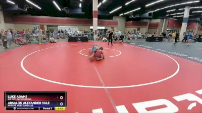 138 lbs Cons. Round 2 - Luke Adams, 512 Outlaw Wrestling vs Absalon Alexander Valencia, NB Elite Wrestling Club