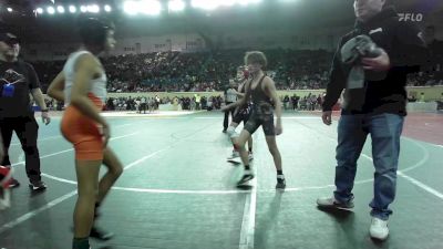 80 lbs Consi Of 32 #1 - Kagen White, Comanche Indians vs Antonio Guardiola, Tonkawa