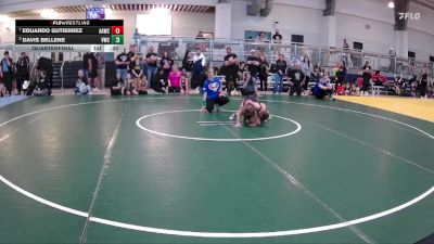 46 lbs Quarterfinal - Eduardo Gutierrez, All American Wrestling Club vs Davis Bellene, Vici Wrestling Club